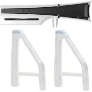 2x Horizontal Stand for PS5 Slim Disc Edition Console Cooling Feet Bracket Holde
