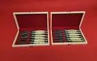 Set of 12 French Laguiole handle steak knives