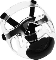 HONMEET Taekwondo Face Guard Karate Headgear Boxing Facial Guard Safety Shield Removable Face Protector for Adults Youth