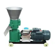 220V Farm Feed Machine Cornstalk Mill Grinder 3 Grind Head 120-150KG/h 8mm Disc
