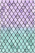 Colorful Mermaid Scales Purple Green Decorative No Device Blank Wall Plate Oversize 1 Gang Electric Unused Receptacle Decorator/Gfci Light Outlets/Switches Face Plate Cover