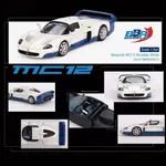 BBR 1:64瑪莎拉蒂MC12 MASERATI STRADALE白色MINIGT仿真汽車模型