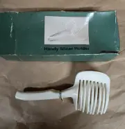 HANDY SLICING HOLDER~Gutensil cutting plastic tomato slicer egg vegetable