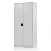 1.8M Strong Lockable Metal Office File Cabinet Storage Cupboard W/4 Adjustable Shelf Anti-Scratch