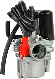 Engine Carburetor Carb for Peugeot for Speedfight 50cc 2-Stroke Scooter 12mm Passage Carburetor with 1P40QM / B 17mm Intake Engine Motorcycle Carburetor