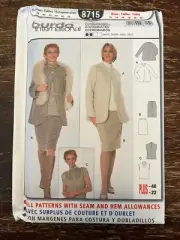 Burda 8715 UNCUT Sewing Pattern, Misses' Coordinates, Size 12-22