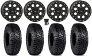 System 3 SB-7 15" Wheels Bk (5+2) 30" Intersect Tires RZR XP 1000 / PRO XP