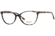 Vera Wang Lilah TO Eyeglasses Women's Tortoise Full Rim Optical Frame 53mm