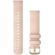 Garmin Quick Release 20 Blush Pink Nylon with Light Gold Hardware