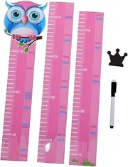 LOORGVEL 1Set Self Adhesive Animal Design Height Chart Wall Decal for Removable Growth Measurement Sticker for Nursery Bedroom Playroom Durable Easy to Apply