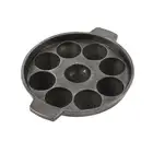 Cast Iron Pre seasoned Cast Iron 9 Pits Paniyaram Appam Aebleskiver Pan Cookware