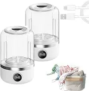Ye02 Underwear Washer, Ye02 Portable Washer, Mini Portable Washing Machine, Underwear Washing Machine Ye02, Rechargeable Small Laundry Machine, 20 Times Usage Per Charge (2pc)