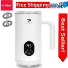 Rapid 2-Minute Electric Milk Frother & Steamer for Perfect Foam Textures