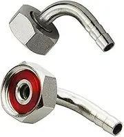 Adjustable Flow Control Chrome Draft Beer Faucet Tap Shank Long Stem Home Brew Beer Keg Faucet Female Elbow Hose Tails G5/8