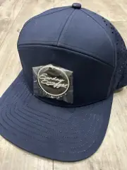 New Sunday Swagger Navy Blue And White Flat Bill Golf Hat