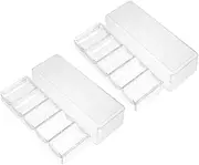 FOYTOKI Poker Chip Rack with 2 Pieces Storage Case Poker Chips Box for Easy Organization