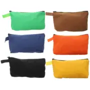 6 Pcs Tool Storage Bag Drawstring Pouch Canvas Pouches for Tools