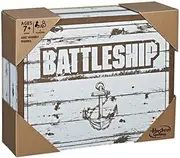 Battleship - Rustic Series Edition - Naval Combat Game - 2 Players - Family Strategy Board Games - Toys for Kids - Boys and Girls - Ages 7+