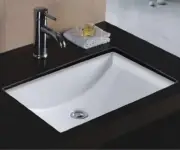 Wells Bathroom Sinkware 22-Inch Rectangular Undermount Single Bowl Bathroom Vess