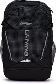 [LI-NING] Gear Glide Backpack | 3 Compartments | Cushioned Straps and Back Panel | Perfect for Gym, Work & Everyday Activities | Durable Polyester Construction | Size: M