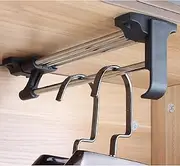 Retractable Closet Pull Out Rod,Adjustable Wardrobe Clothes Extendable Wardrobe Rail Tube Clothing Mount Wardrobe Hanger,with Screws/453Mm Learned extensively KeYJ