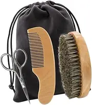 BELLIFFY 1Set Beard Grooming Kit Beard Care for Men Includes Shaving Tools and Accessories Convenient Storage Bag for Bearded Men