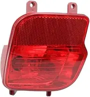 Car Rear Bumper Fog Light Reflector Lamp for Peugeot 3008 4008 P84 (Color : Left)