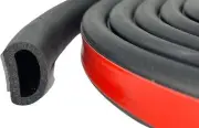 ESI D Shaped EPDM Foam Rubber Multi-Use Seal (.687 inch Height; .875 inch Width;