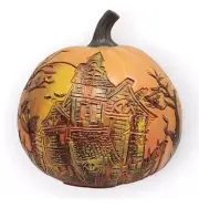 Home Depot 10 inch LED Haunted House Jack-O-Lantern Battery Operated