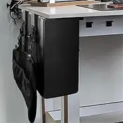 Pc Stand Under-Desk and Wall Mount PC Case Holder Adjustable Strap Universal CPU Stand PC Tower Stand Hanger, Black CPU Stand