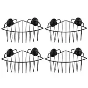 4PK Boxsweden Bathroom Corner Wall Suction Rack Shower Caddy Shelf Holder