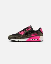 [Nike] Nike Air Max 90 Premium "Camo" Camo-sequaia/black/hyper Pink - Size 14 14 Camo