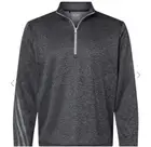 Adidas Brushed Terry Heathered Quarter-Zip Pullover Size Medium Men’s