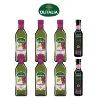 在飛比找ETMall東森購物網優惠-Olitalia 奧利塔 葡萄籽油500ml x6罐+摩典那