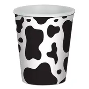 Cow Print Paper Cups (Pack of 8)