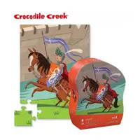 在飛比找樂天市場購物網優惠-《美國Crocodile Creek》迷你造型拼圖系列-城堡