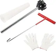 Quick Change Tire Valve Tool Kit Valve Stem Puller,Multifutional,Spare Parts Practical Replace Installer Tool for Auto, Black 4 Pieces