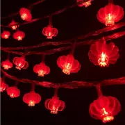Solar Lanterns String Lights Garden Fairy String Lights -Red