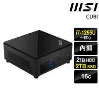 在飛比找momo購物網優惠-【MSI 微星】i7迷你電腦(CUBI/i7-1255U/1