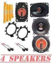 JBL 4x6" Pillar & 5.25" Door Speakers for 1995 to 2006 C/K Silverado, Sierra