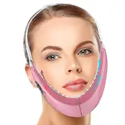 V Line Face Lifting Device Vibration Face Massager Photon Led Light Therapy Ems Facial Lifting Belt Chin Lift Home Use Devices Pink France