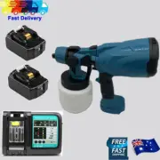 Cordless wall paint spray gun for Makita 18V battery BL1840 sprayer decoration
