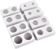 Coin Holders Cardboard Coins Flips 2x2, Coin Collection Supplies Album Display Sleeves Book for Dollars, Penny, Quarter, Nickels, Bill Commemorative Coins Collecting, White, 8 assorted sizes
