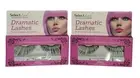 Select Lash Dramatic Black Green 2 Pack Set Cosplay Costume Lashes New