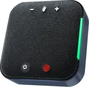 Conference Speaker and Microphone Bluetooth Speakerphone with 4 Mics,USB Pickup