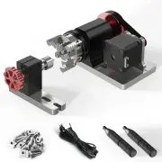 TwoTrees CNC 4th Axis Rotary Axis For TTC450 CNC Milling Machine 3-Jaw Chuck Structure Rotary Axis Clamp Diameter 4-60mm