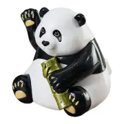1PC Solar Powered Panda Figurine Solar Panda Bear Bobble Head Dashboard Figures