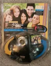 Vivitar I Twist 620 HD Digital Camcorder With Camera-2 View Screen - New Sealed