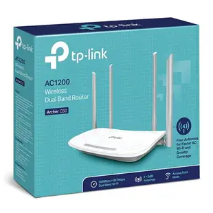 【最高現折268】TP-LINK Archer C50 AC1200 WiFi 無線網路/AC雙頻/分享器/路由器