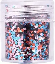MERRYHAPY Nail Sequins Manicure Sequins Set 16 Boxes Vibrant Gradual Fingernail Decor Easy to Apply and Remove